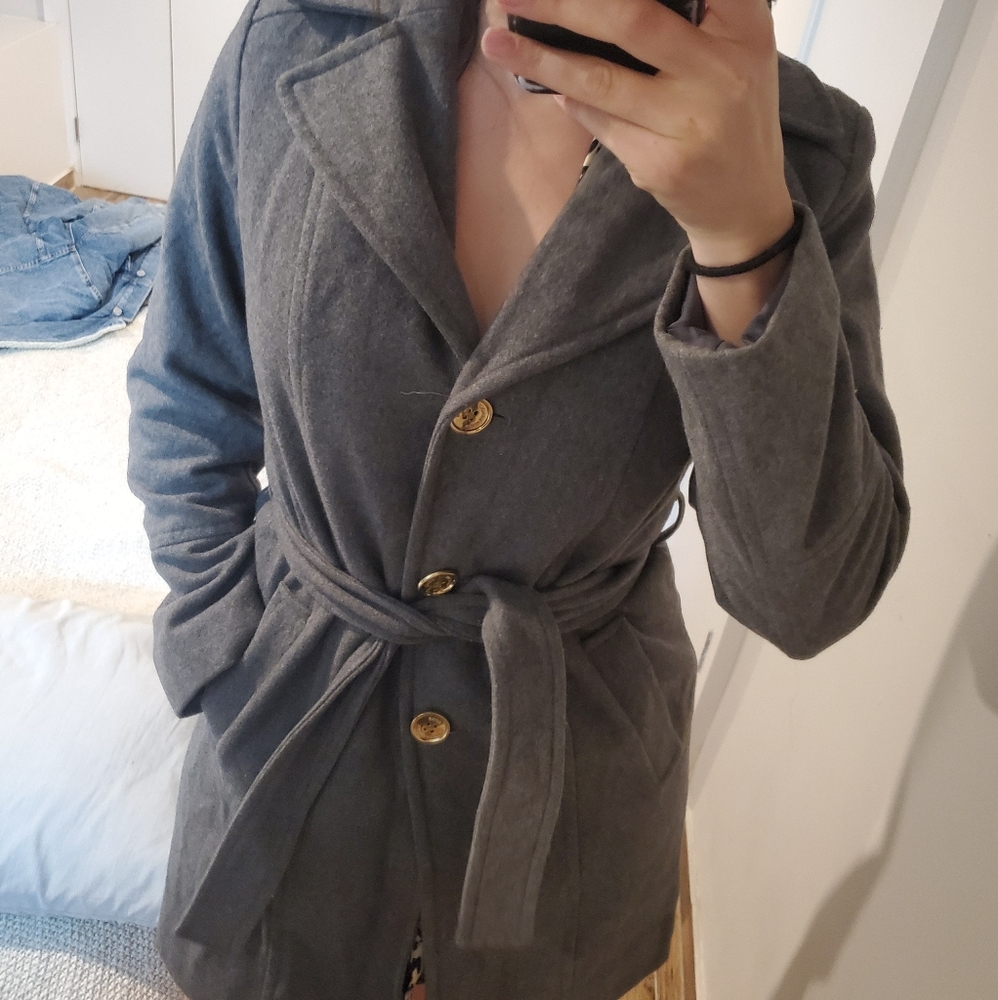 Michael Kors wool grey coat.